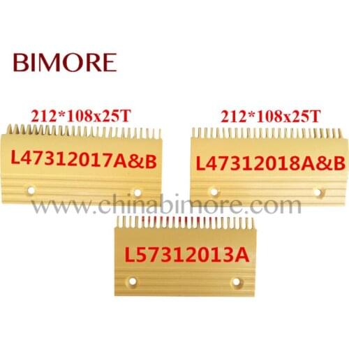 10PCS BIMORE OTPC004 L47312017AB L57312013A L47312018AB Escalator Plastic Comb Yellow Plastic
