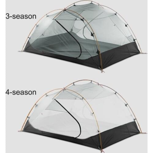 3F UL Gear Ultra-light 3 People Versatile Mesh Tent Qingkong Tent Matching For Hot Weather or Summer 3-season/4-season