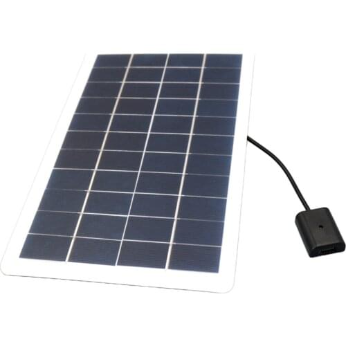 5V 5W Solar Panel Battery Charger Portable Outdoor Solar Module With USB Port For Mobile Phones