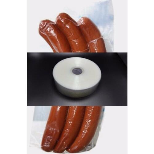 7 Meters Food Grade Casings for Sausage Salami Wide50mm Shell for Sausage Maker Machine Hot Dog Plastic Casing Inedible Casings
