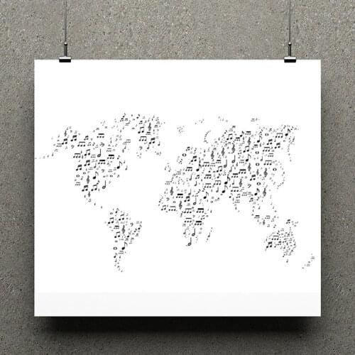 AZSG World Map Clear Stamps For Scrapbooking DIY Clip Art /Card Making Decoration Stamps Crafts