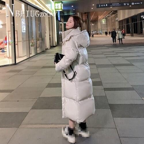 Walking Comforter Thick Warm Women Parkas Black Beige Colors Plus Size Female Jacket