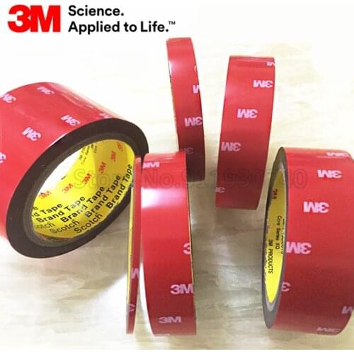 3M Double Sided Tape Mounting Tape Heavy Duty,3M VHB Waterproof Foam For LED Strip Lights Car Home Outdoor Office Decor wall