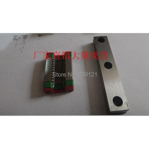 China quality guideway precision linear guide rail slider MGN7 100mm+MGN7C