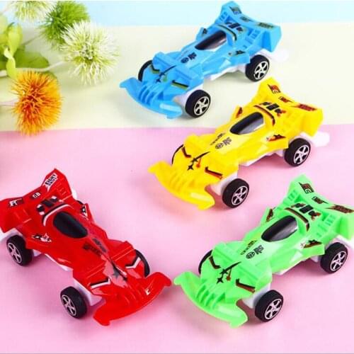 Creative Mini Racing Model 3-6 Years Old Children Car Toy ABS Plastic Car Toy Four Colors Cartoon Racing Boy Educational Toys