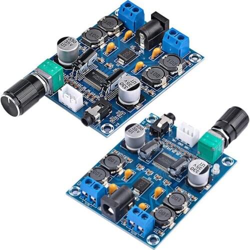 2 PCS TPA3118D2 Stereo Power Amplifier Module DC 12V 24V 28V Dual Channel 45W*2 Digital HD Edition Audio Power Amplifier Board