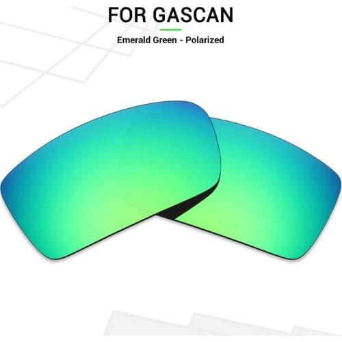 Mryok Anti-Scratch POLARIZED Replacement Lenses for Oakley Gascan Sunglasses Emerald Green