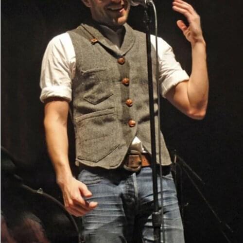 Men Vests Jackets 2021 Autumn Winter Solid Color Fashion New Slim Vest Men Casual Turn-down Collar Plus Size Mens Jacket