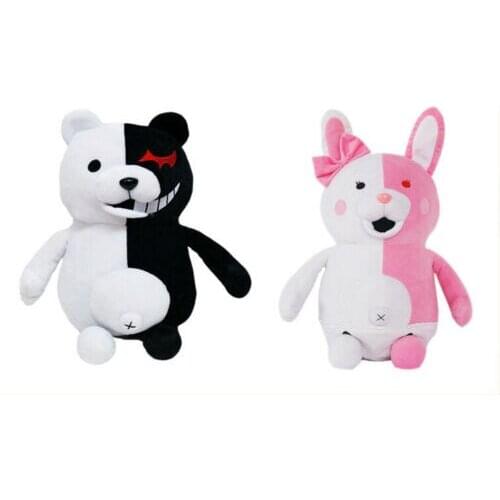 Danganronpa 2 Monokuma Black White Bear Bunny Plush Toy Christmas Presents Cute Animal Doll Kids Birthday Gifts Kawaii Plush
