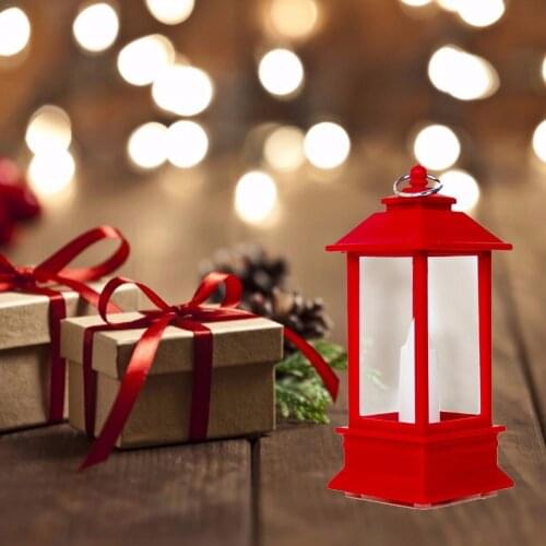 New Year Lanterns Battery Powered Led Tree Hanging Ornament Christmas Decorations For Home Candle Tea Light Navidad Decoration