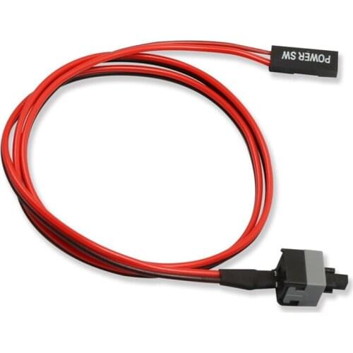 PC switch is used to reset the computer power instantaneous automatic reset button switch 10 pieces / batch of 50 cm long