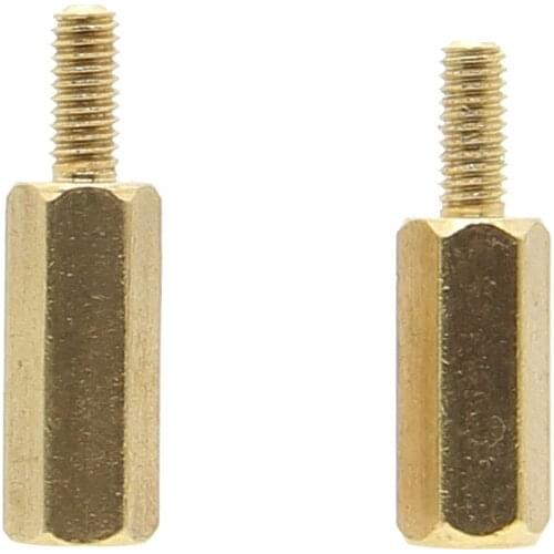 Raspberry Pi M2.5 Series Hex Brass Spacers Standoffs Accessories for Raspberry Pi 4 Model B/3B+/3B/2B/B