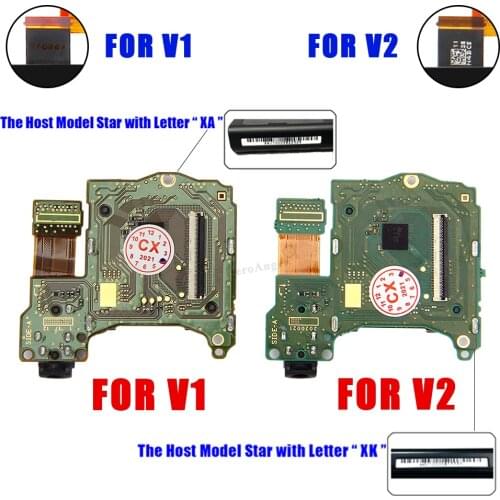 For Nintendo Switch Game Socket with Earphone Board Game Card Replacement Game Slot Card Reader Socket For NS Switch V1 V2