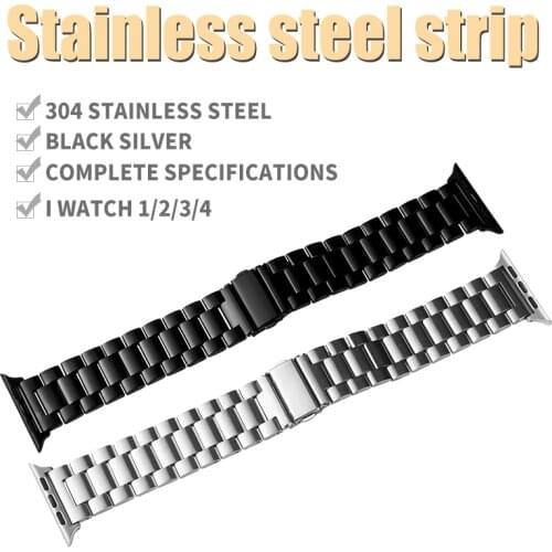 Stainless Steel Strap for Apple Watch Band Series 3/2/1 38mm 42mm Metal Sport Watchband for iwatch series 4 40mm 44mm