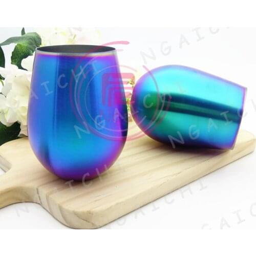 Stainless Steel Tumbler Tea Mug Coffee Cup Rainbow Bar Cups And Mugs Metal Beer Mug Cool Drink Coffee Goblet Wine Beaker 1pcs