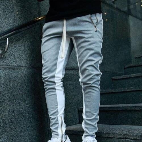 Men Pants Sweatpants Casual Pocket Sports Fitness Pants Joggers Bodybuilding Trousers Pantalon Homme Slim Streetwear Plus Size