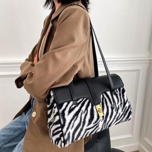 Women Velour Handbags High Quality Ladies Crossbody Bgas for Women Fashion Female Tote Messenger Bag Casual Big Shoulder Bags