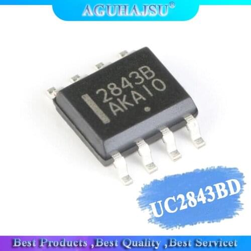 10pcs UC2843BD1R2G UC2843 SOP8 2843B UC2843B