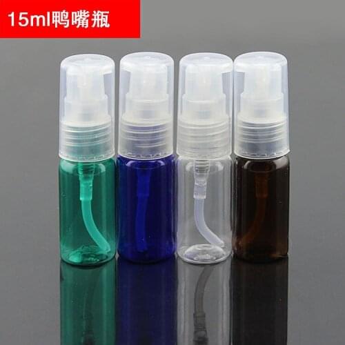 15ML PET Bottle Cleanser Lotion Shower Gel Shampoo Sample Trial Bottling Pressed Bottle 20pcs/lot