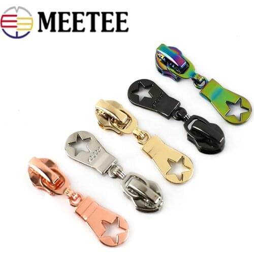 10pcs Zipper Head for 5# Nylon Zippers Fashion Zips Sliders Bag Purse Pocket Repari Kits DIY Sewing Crafts G2-2