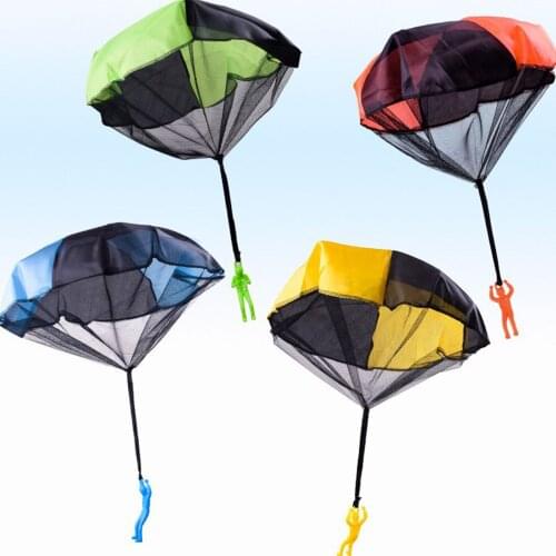 Hand Throwing Parachute Kids Outdoor Funny Toys Game Play Educational Toys for Children Fly Parachute Sport Mini Soldier Toy