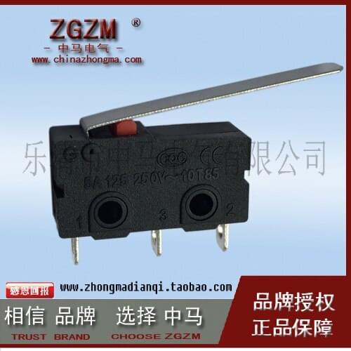 HWEXPRESS 50PCS Fretting Switch ZW12-C Copper Contact 3-5A Tripod Full Copper Paper