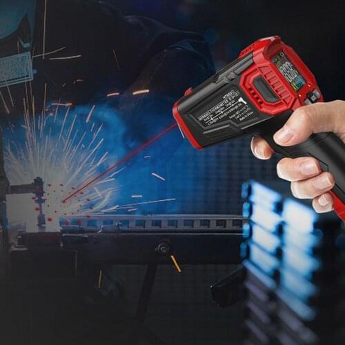 HT650A/B/C Infrared Thermometer LCD Non-contact Pyrometer Imager Hygrometer Handheld Infrared Laser Industry Thermometer