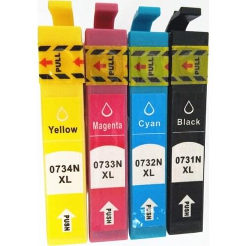 Einkshop T0731 - T0734 T0731N Ink Cartridge for Epson Stylus CX8300 CX3900 CX7300 CX4900 CX5900 TX210 TX105 TX200 Printer