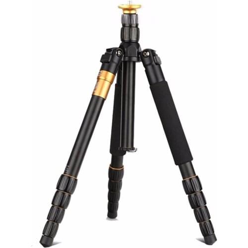 Q666 Lightweight Tripod For DSLR Camera Without Ball Head Monopod Tripod Compact Travel Camera Stand For Canon Nikon Sony SLR
