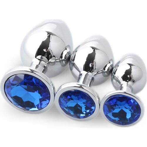 Smooth Jelly Anal Toys Metal Butt Plug Masturbator for Man Anal Vibrators Anal Plug Private Goods for Men Adult Toys Sex Shop