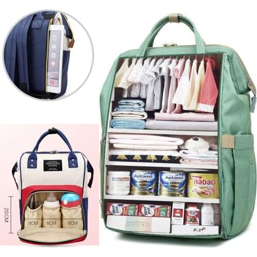 Fashion Mummy Bag Diaper Bag Large Capacity Maternity Nappy Bag Travel Backpack Baby Bags for Mom Carriage Bag Mummy Bags