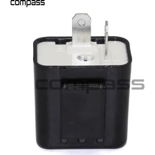 Motorcycle 12V 2 Pin Adjustable Frequency Relay LED Flasher Scooter Turn Signal Indicator