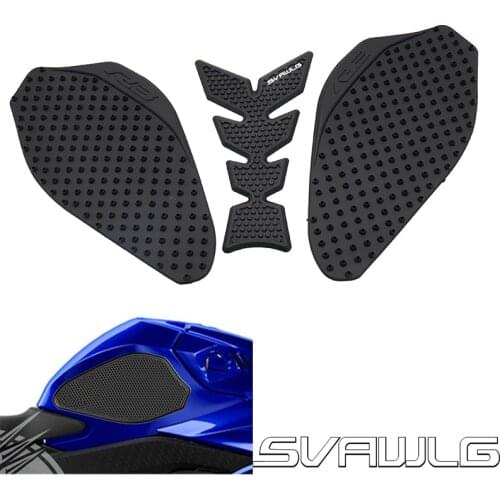 Motorcycle Anti Slip Tank Pad Sticker Side Gas Fish Bone Knee Grip Protector Decals For Yamaha YZF R3 YZFR3
