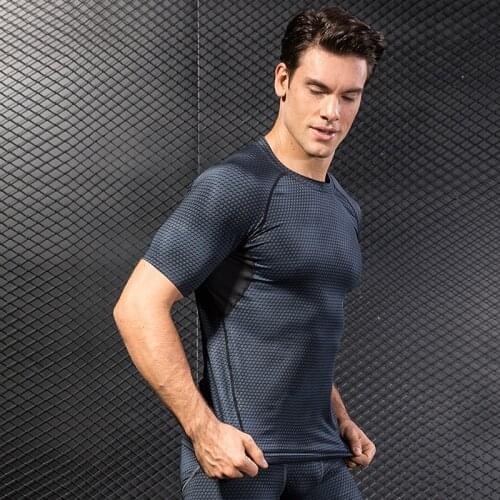 Mans T-shirt Sports mens tank top T-Shirts Upper Garment Trainning and Exercise 3D T Shirt Sportswear Gym Rashgard male Sport