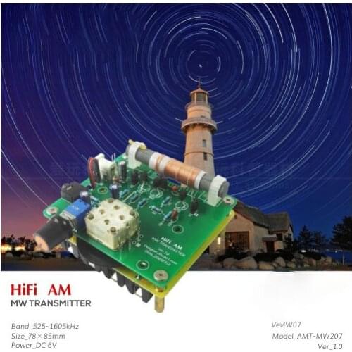 Medium Wave Transmitter Experiment AM Radio Transmitter DIY Kit Test Rock Radio