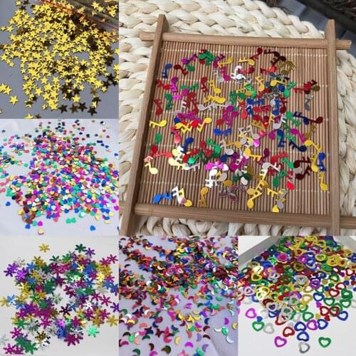 15G/Pack Wedding DIY Sequins Confetti Star Heart Paper Balloon Penis Decorations Baby Shower Birthday Party Supplies