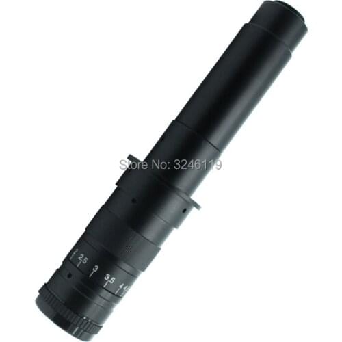 Max 600x Zoom C-mount Glass Lens Adapter 4.5X Adapter For Industry Microscope HDMI USB VGA Camera Eyepiece Magnifier