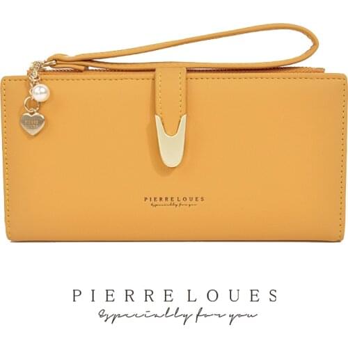 Women Wallets Coin Pocket Hasp Card Holder Money Bags Casual Long Ladies Clutch Phone Black Wallet Female PU Leather Purse