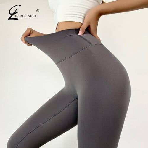 CHRLEISURE Leggings Women Solid Push Up Legging High Waist Sexy Leggings Women Fitness Workout Pants