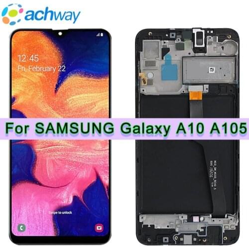 6.22‘’For Samsung Galaxy M10 LCD SM-M105 M105F Display Touch Screen Digitizer Assembly M10 with Frame For SAMSUNG M10 LCD Disply