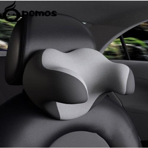 Car Neck Pillow Support Auto Head Cushion Headrest Neck Rest Cushion Travel Accessories Flexible Interior Suitable for All Cars