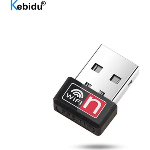 Kebidu Wireless Mini USB Wifi Adapter 802.11N 150Mbps USB2.0 Receiver Dongle MT7601 Network Card For Desktop Laptop Windows MAC
