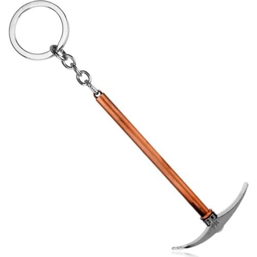 Dongsheng Hot Game Battle Royale Keychains 3D H6 Hammer Axe Weapon Key ChainS BF4 Battlefield 4 Keyring Men Boy Jewelry