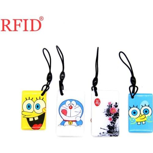 UID S50 1K 13.56Mhz Frequency Changeable Writable Rewritable Key Tags Chip RFID IC Card Multiple Choices Keychain Fast Shipping