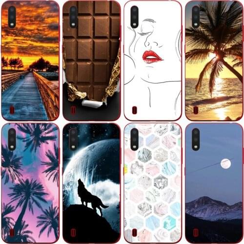 For SAMSUNG GALAXY A01 Case Rose Wolf Cute Patterned Cover Soft Silicon Phone Case for Samsung Galaxy A01 Top Quality