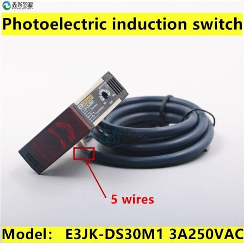 Photoelectric swich for inkjet printer JHF Media sensor Allwin solvent printer E3JK-DS30M1 Photoelectric Sensory Switch 3A250VAC