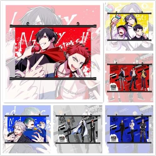 WTQ Canvas Painting Hypnosis Mic -Division Rap Battle Anime Manga Anime Posters Wall Decor Wall Art Picture Room Decor Home Deco
