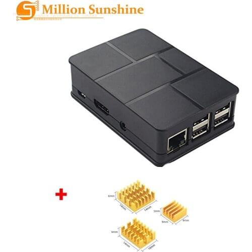 Raspberry Pi 3 shell ABS shell black protective shell cover shell Raspberry Pi 3 Model B shell box RPI123