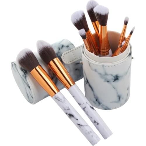 Mag Makeup Brushes 10x Kabuki Powder Eyeshadow Brush Set