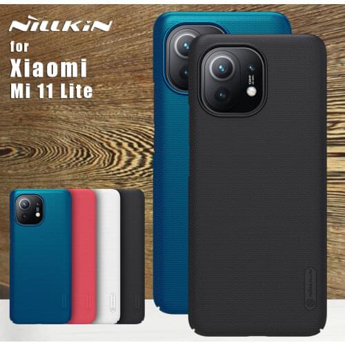 Nillkin Cover For Xiaomi Mi 11 Lite Case Frosted Shield Case Hard PC Matte Phone Protector Back Cover For Xiaomi Mi 11 Lite 5G